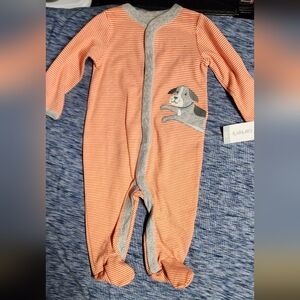 Footie 6month pajama dog